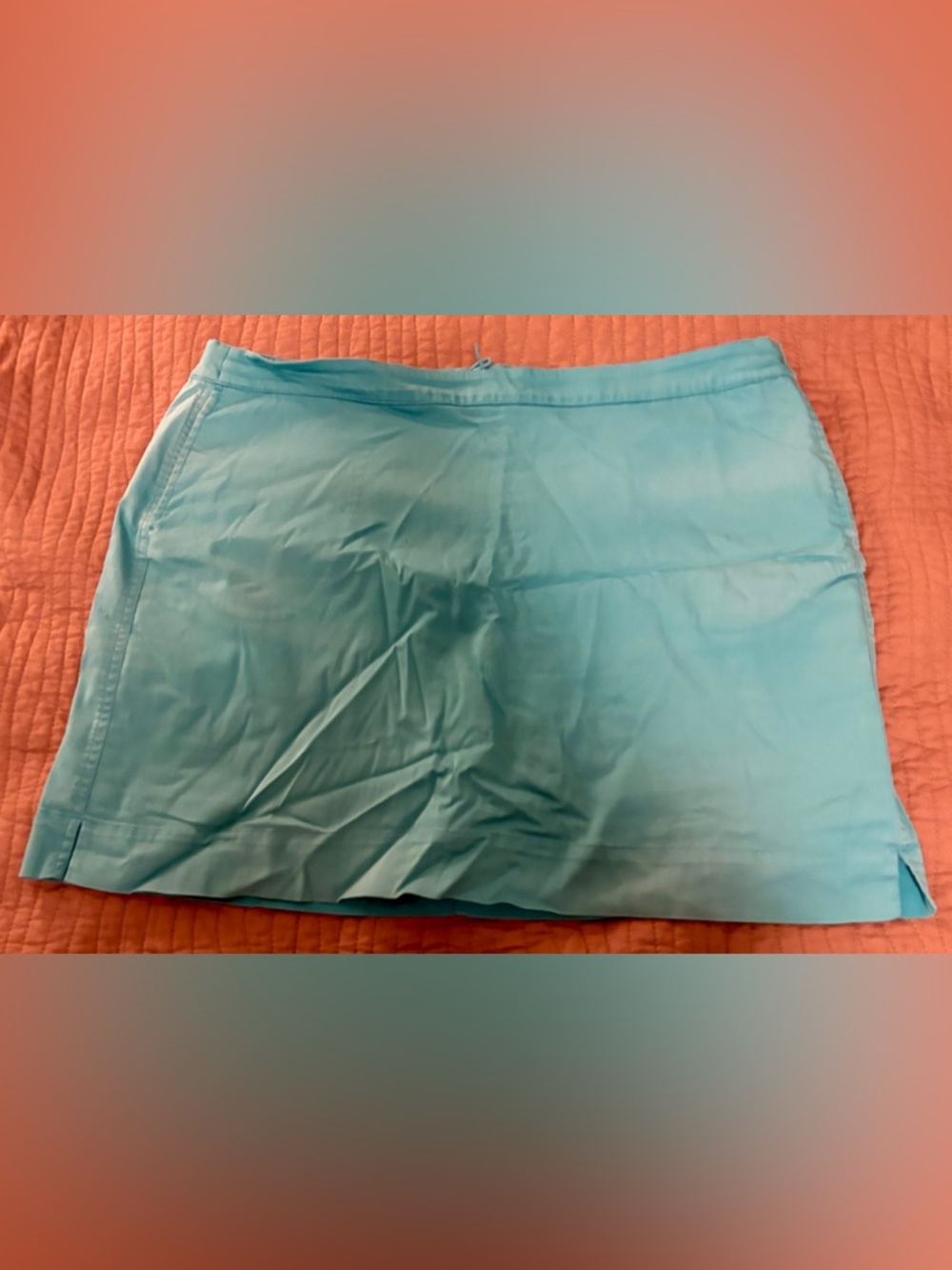 Chico's Skort - Solid Aqua Blue Size 3